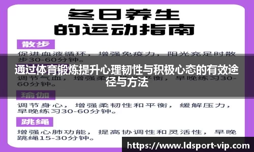 通过体育锻炼提升心理韧性与积极心态的有效途径与方法